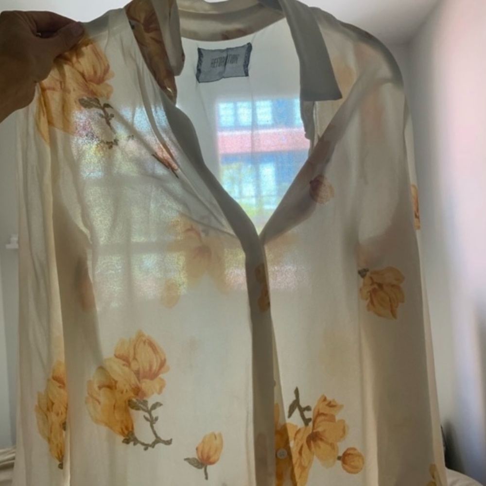 Reformation Lily Button Down - image 3